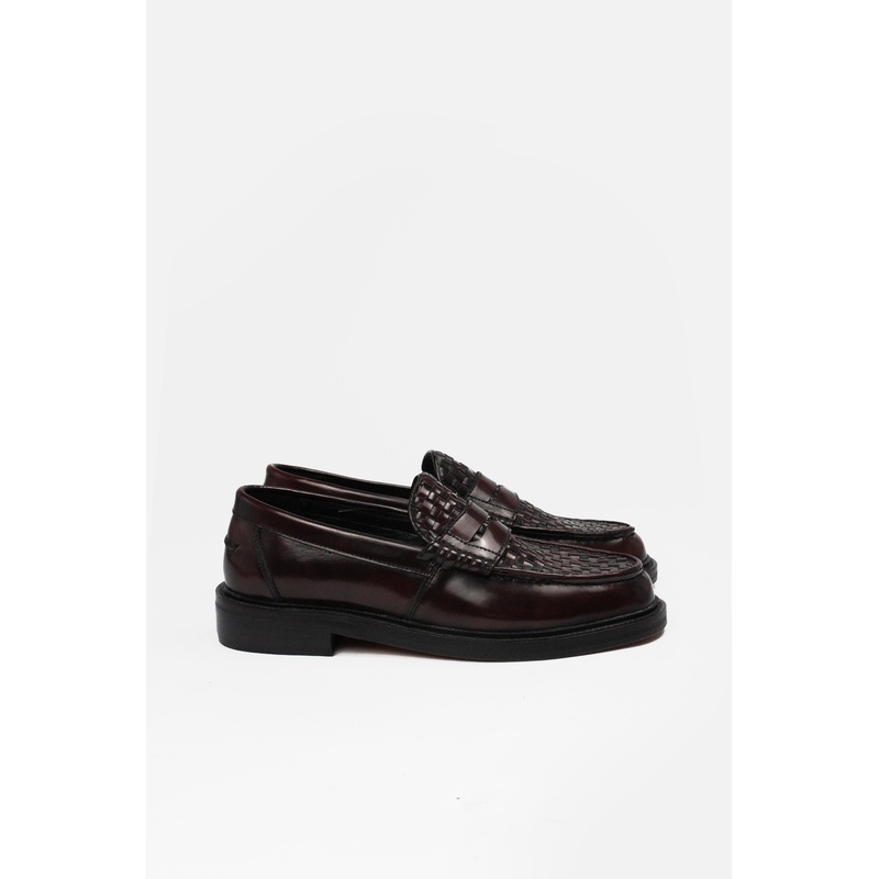 Brummel Basket Weave Oxblood – Loafer