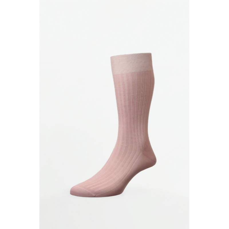 Danvers Cotton English Made Dusky Pink – Socks