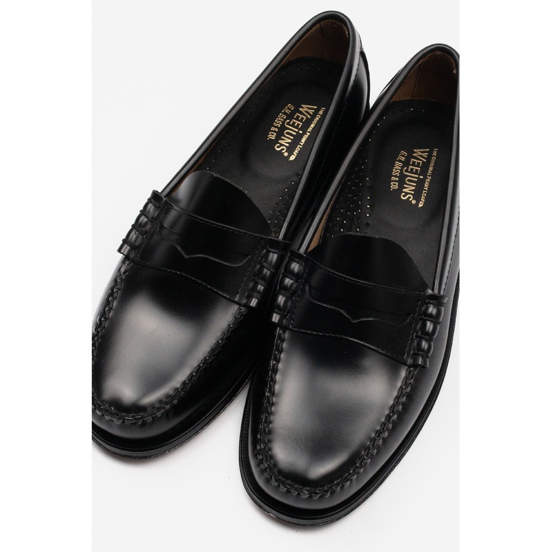 Larson Leather Black – Penny Loafer