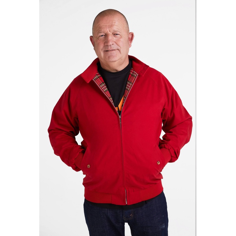 Men’s Cherry Red – Harrington Jacket