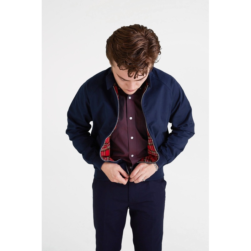 Men’s Dark Navy – Harrington Jacket
