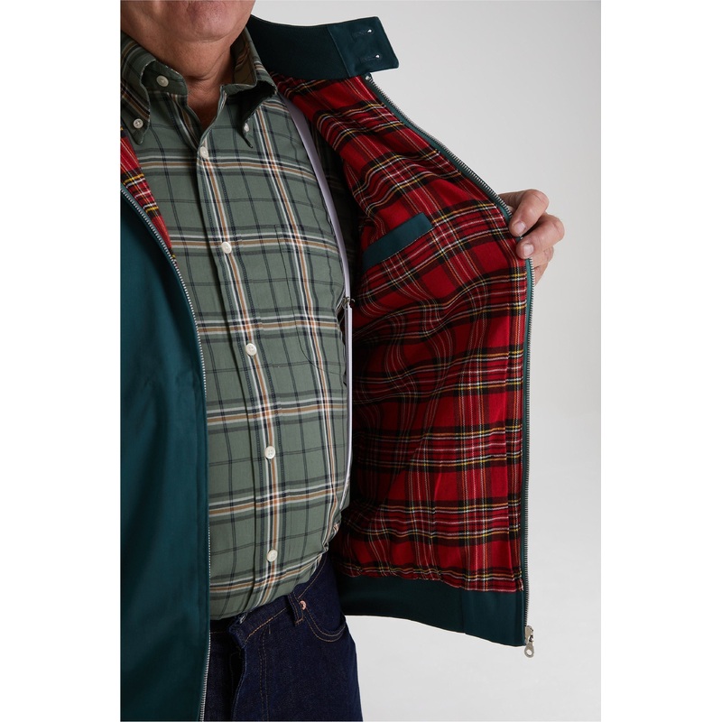 Men’s Racing Green – Harrington Jacket