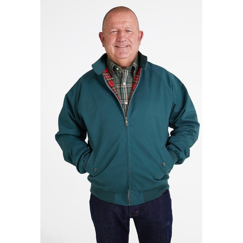 Men’s Racing Green – Harrington Jacket