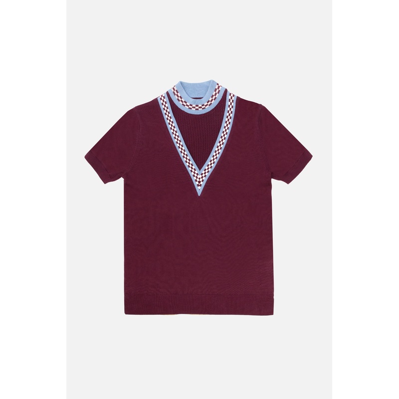 V-Insert Player Port Chequerboard – Knit