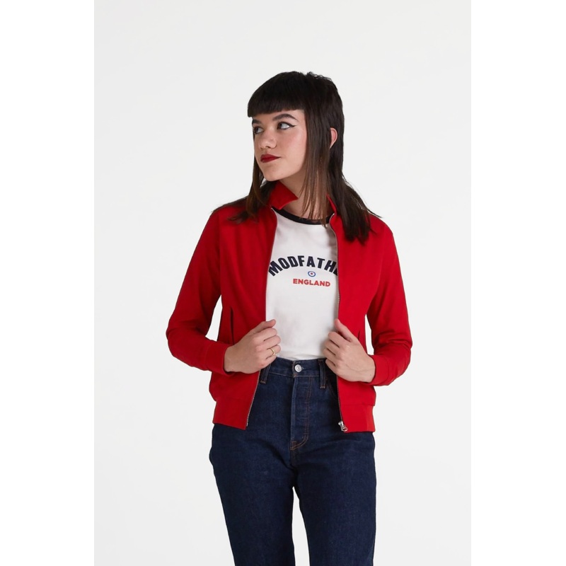 Women’s Cherry Red – Harrington Jacket
