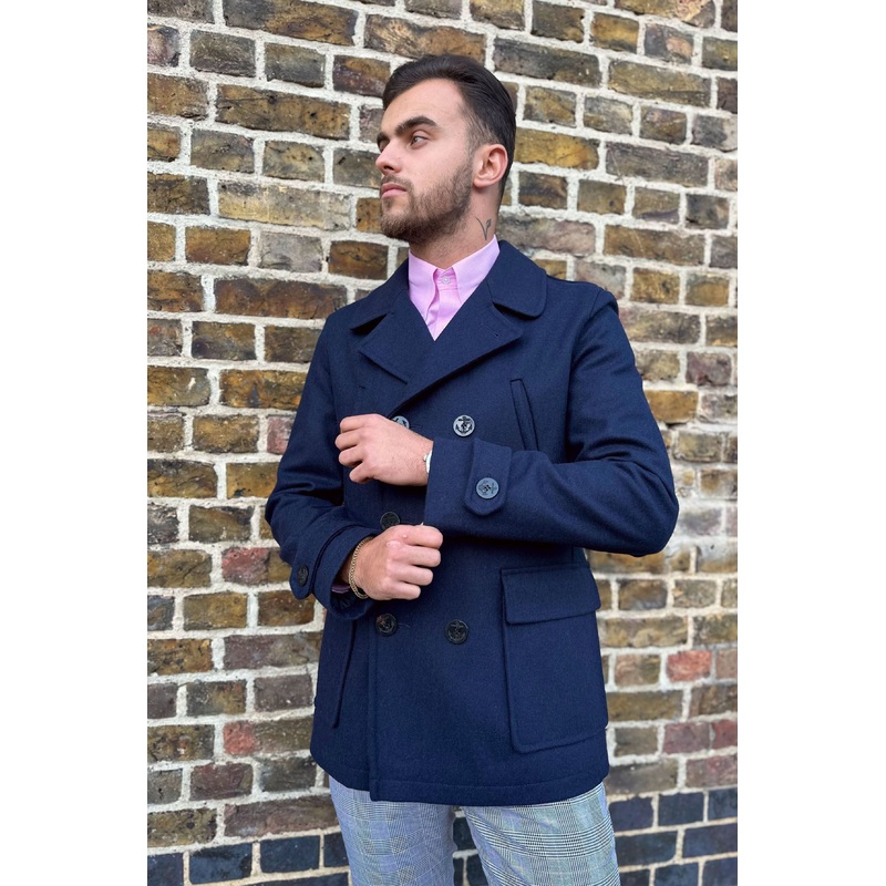Classic Mariner Navy Peacoat – Jacket