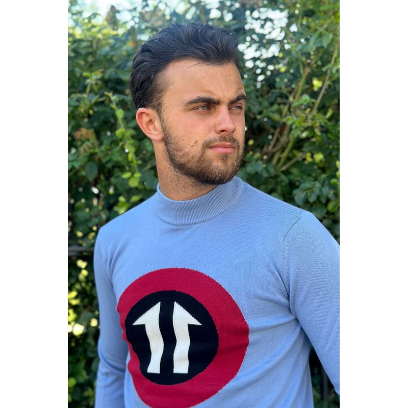 ‘Daltrey’ Fine Gauge Knit – Turtle Neck