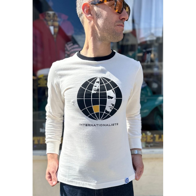 Internationalists Ecru Long Sleeve MF2539 – T-shirt