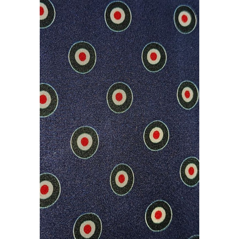 Target Print Blue / Red / Green – Silk Scarf