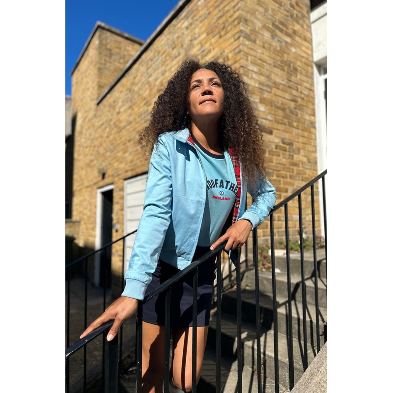 Women’s Sky Blue – Harrington Jacket