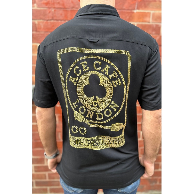 Ace Cafe Black – Bowling Shirt