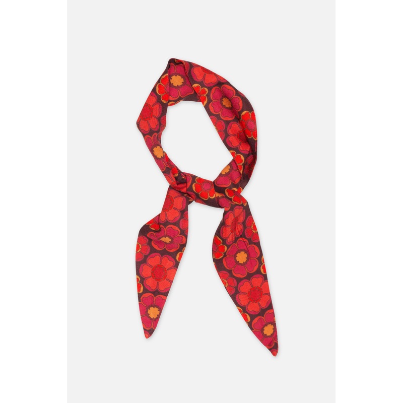 Exclusive ‘Dolly’ Mod Blossom Grape – Scarf