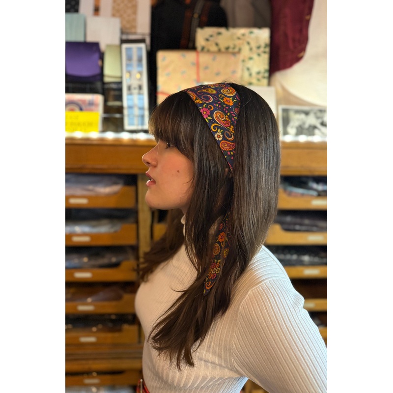 Exclusive ‘Dolly’ Paisley Daze Blue – Scarf