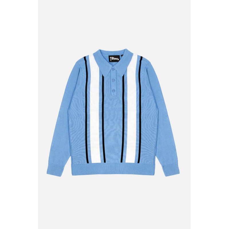 The ‘Mario’ Marina Blue – Polo Knit