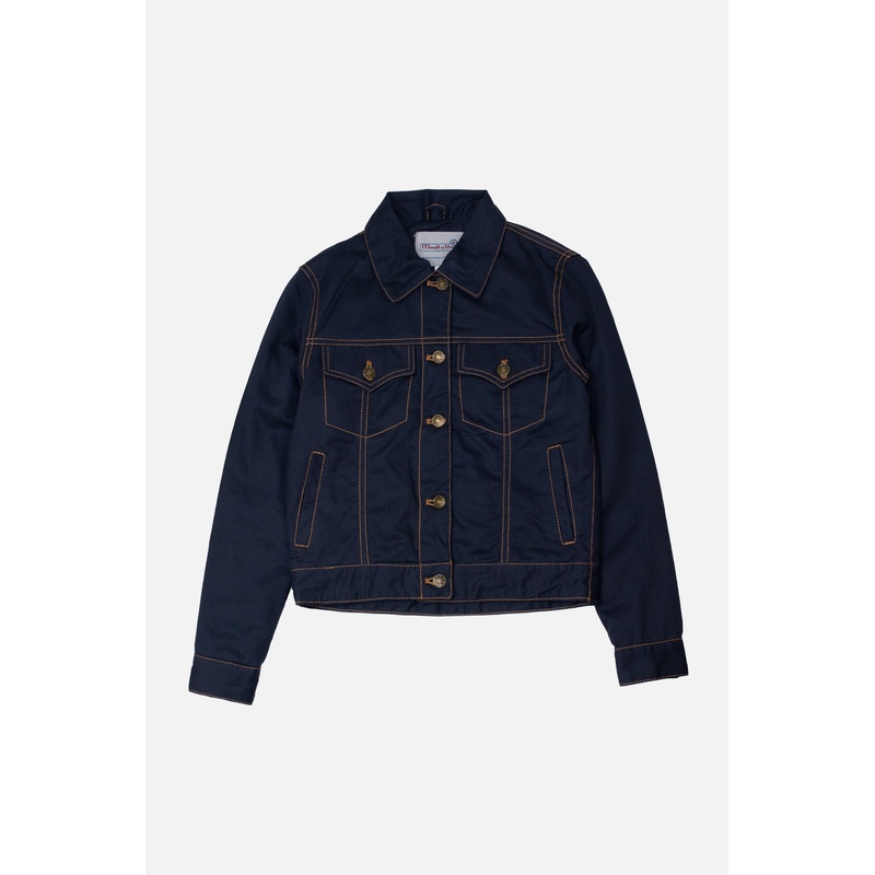 Women’s Twill Navy – Trucker Jacket