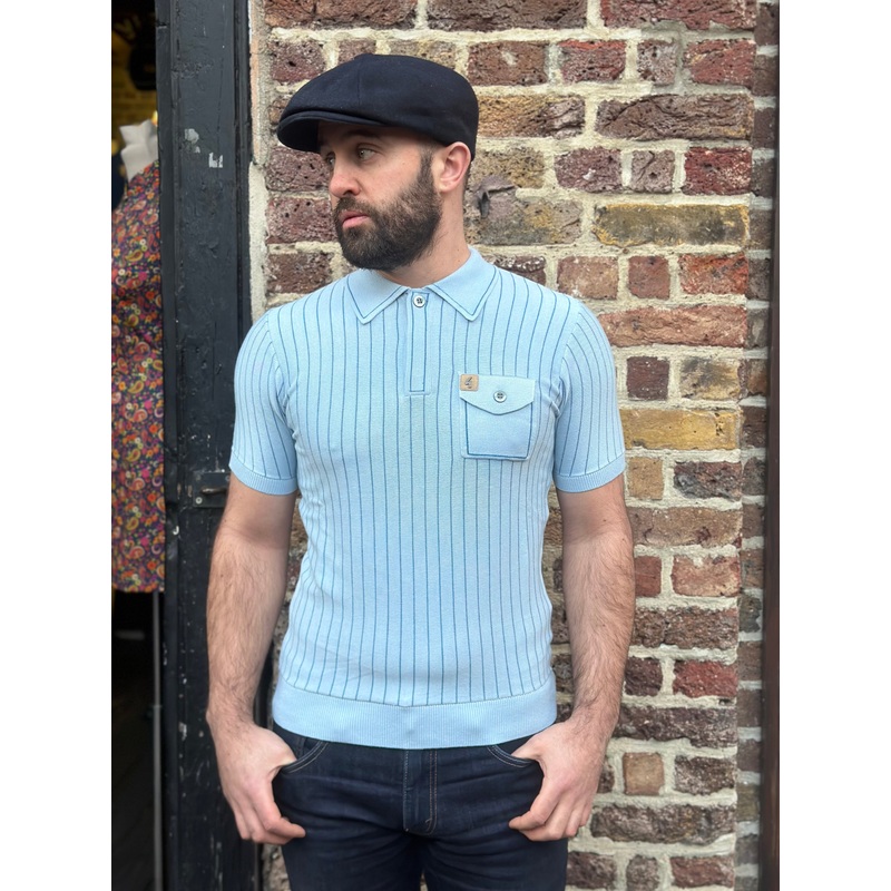Danny Azure Blue – Polo Knit|S|M|L|XL|XXL|3XL
