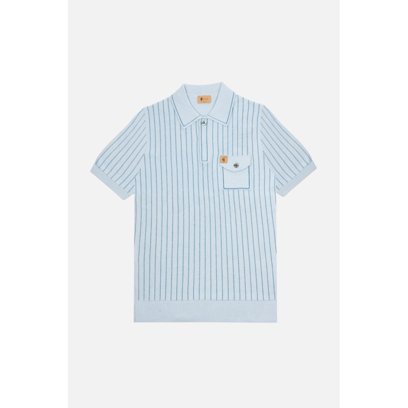 Danny Azure Blue – Polo Knit|S|M|L|XL|XXL|3XL