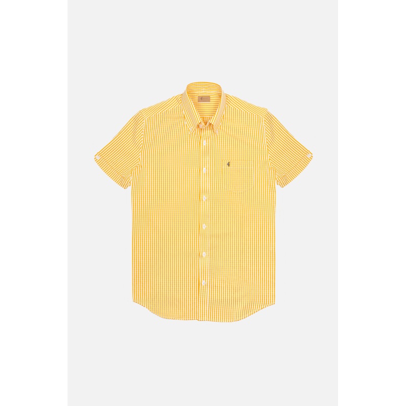Frazer Pineapple Gingham Seersucker S/S – Shirt