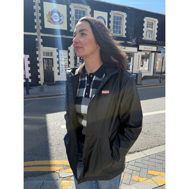 Unisex Downpour Izzy PU Black – Parka