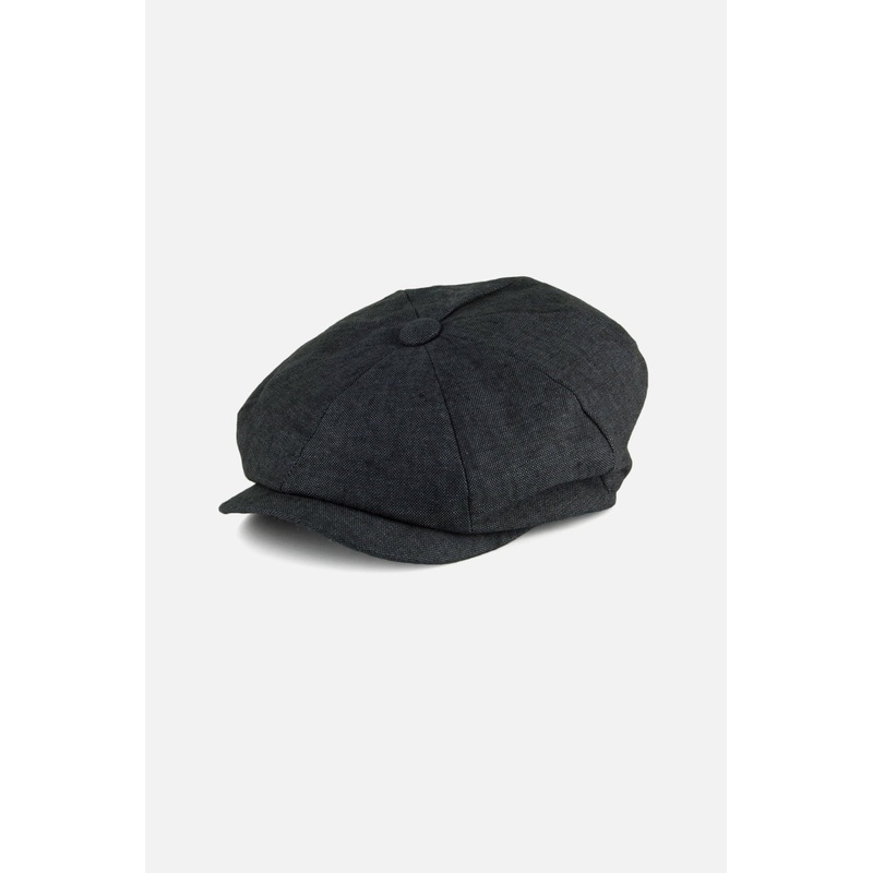 Alfie Charcoal Linen – Cap|S|M|L|XL