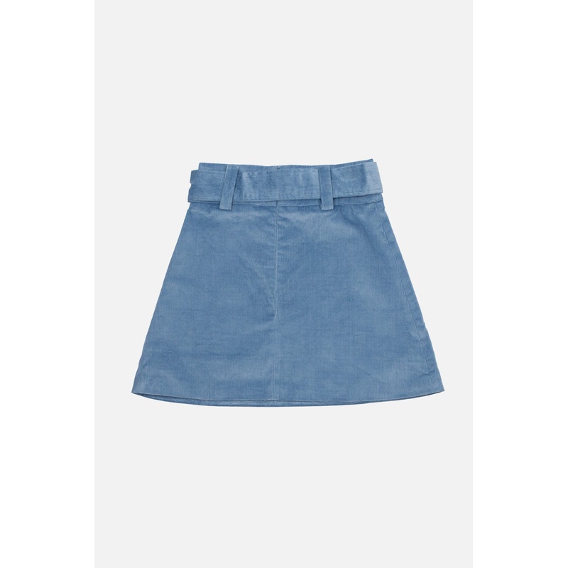 Exclusive ‘Cher’ Corduroy Sky – Skirt