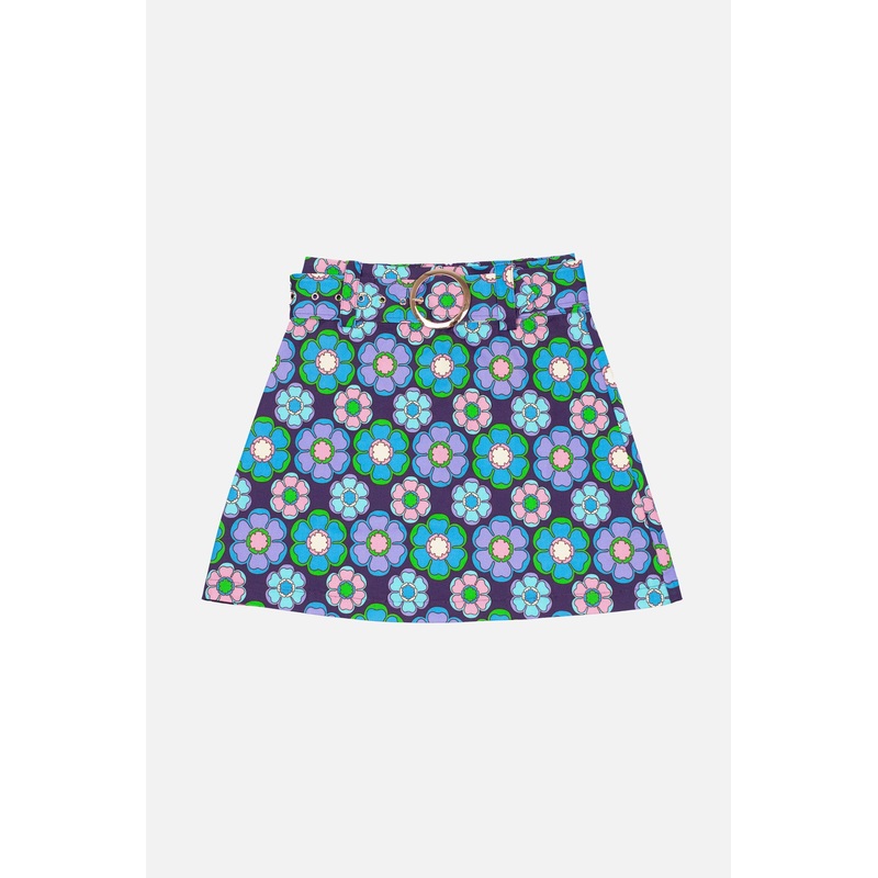 Exclusive ‘Cher’ Mod Blossom Blue – Skirt
