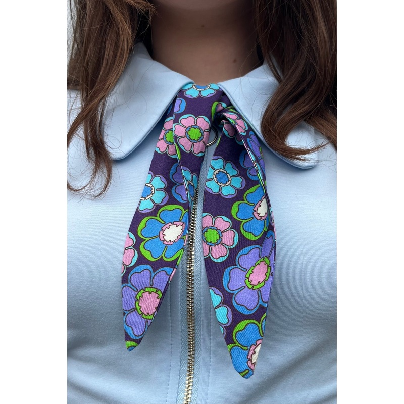 Exclusive ‘Dolly’ Mod Blossom Blue – Scarf