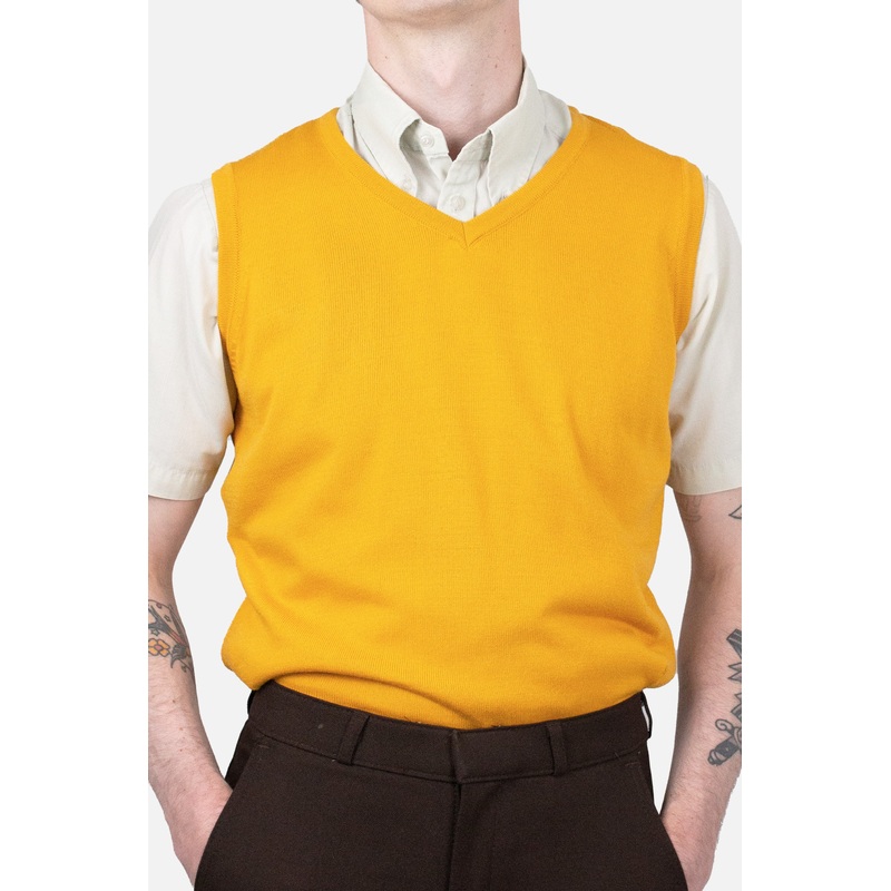 Knitted Mustard – Tank Top|S|M|L|XL|XXL|3XL