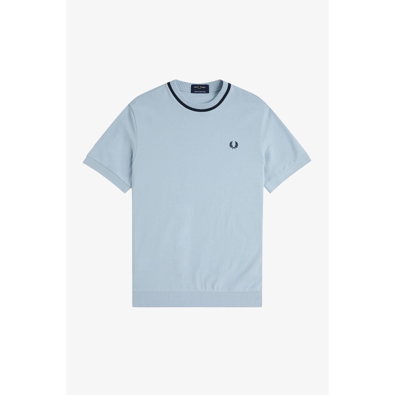 M7 Light Smoke Crew Neck Piqu – T-Shirt