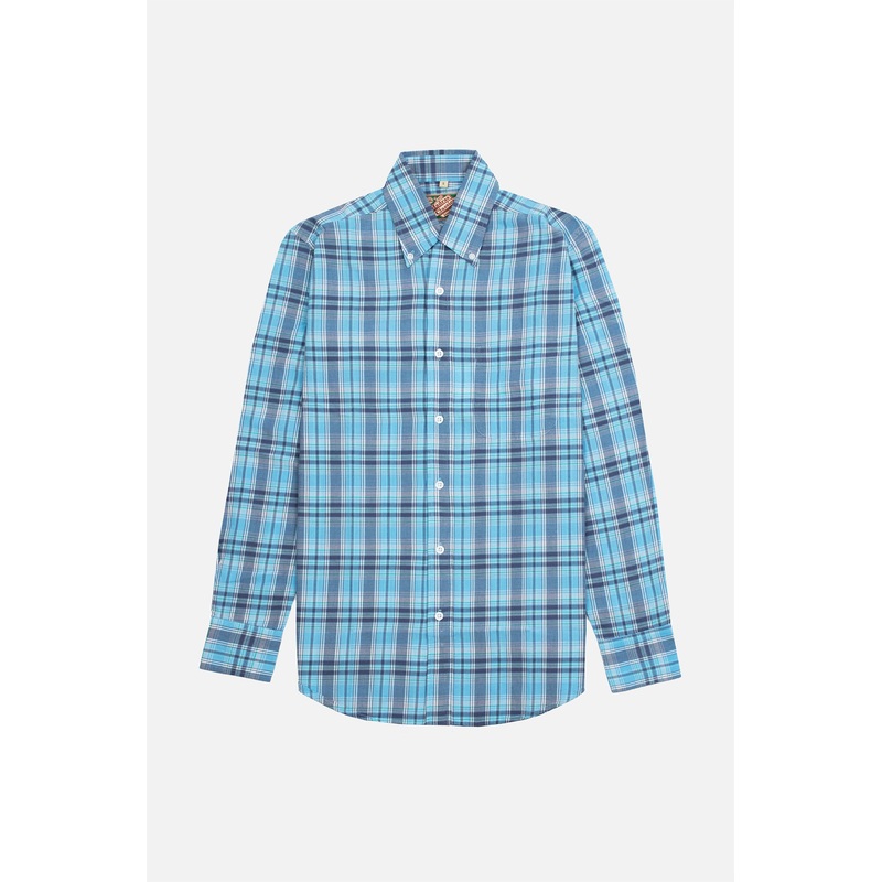 Dizzy Madras Summer Sky Blue/White/Navy Check – Shirt