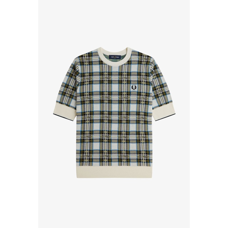 K1109 Knitted Tartan – T-Shirt