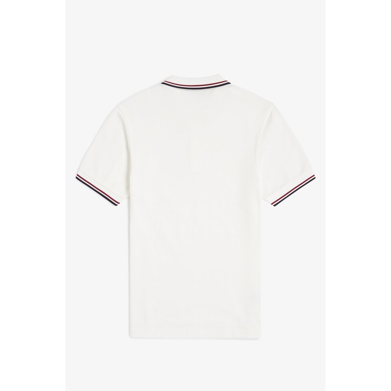 M3600 Snow White / Burnt Red / Navy Twin Tipped – Polo