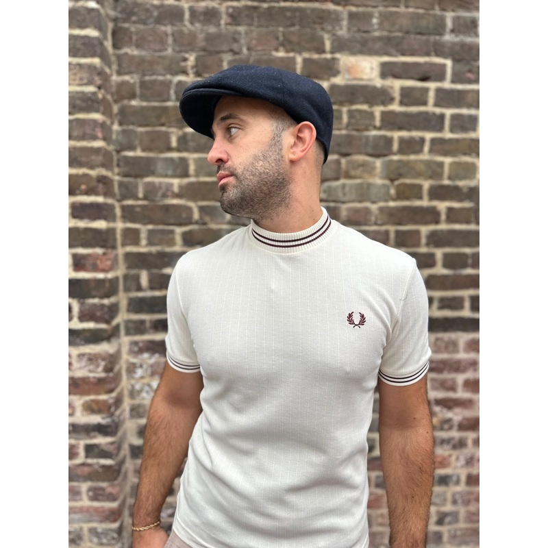 M8679 Ribbed Jersey Ecru – T-shirt