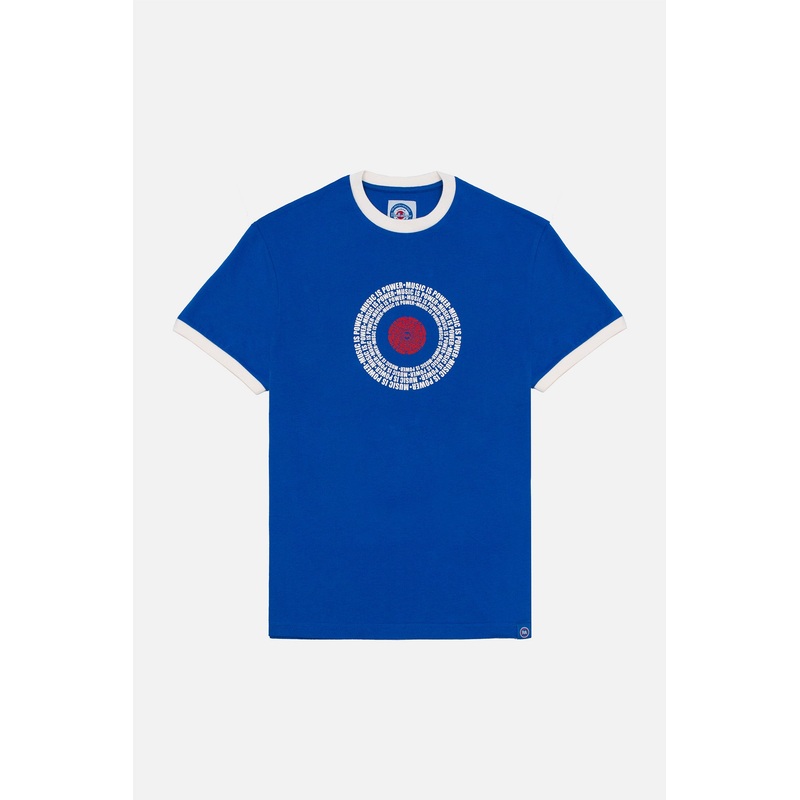 Music is Power Target Cobalt – T-Shirt