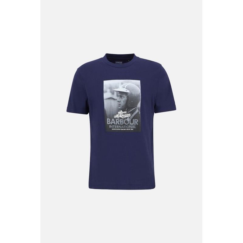 Steve McQueen Graphic Royal Blue – T-Shirt