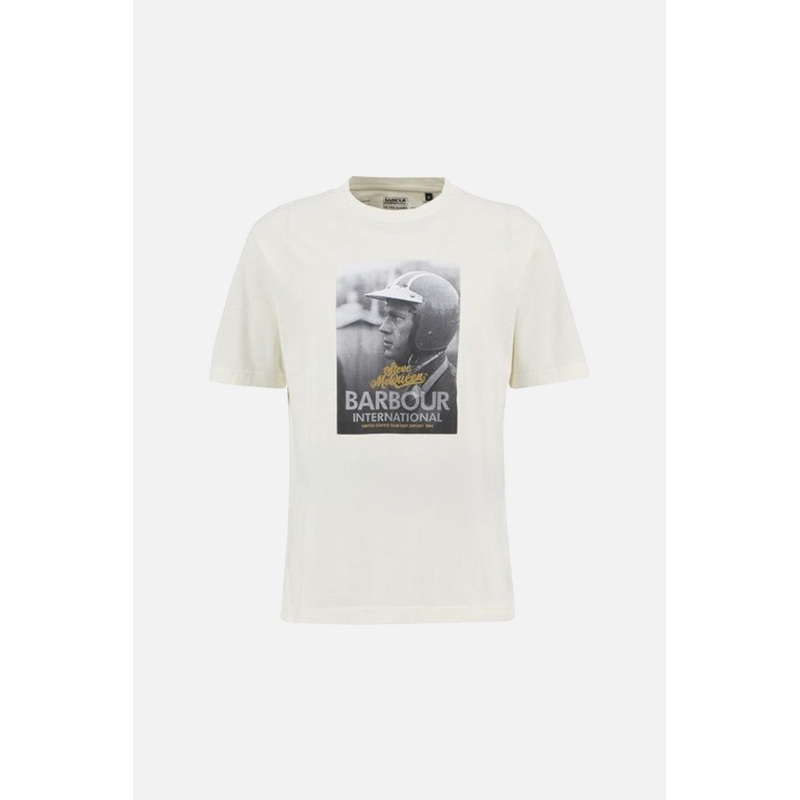 Steve McQueen Graphic Whisper White – T-Shirt