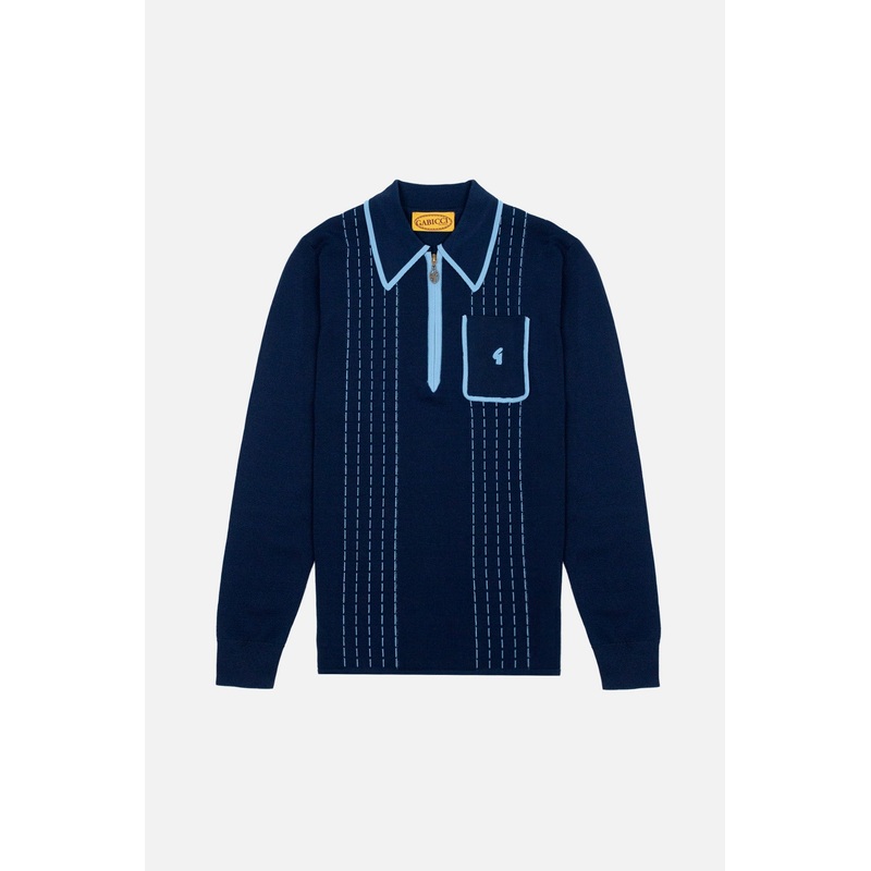 Archive Darron Navy – Polo Knit