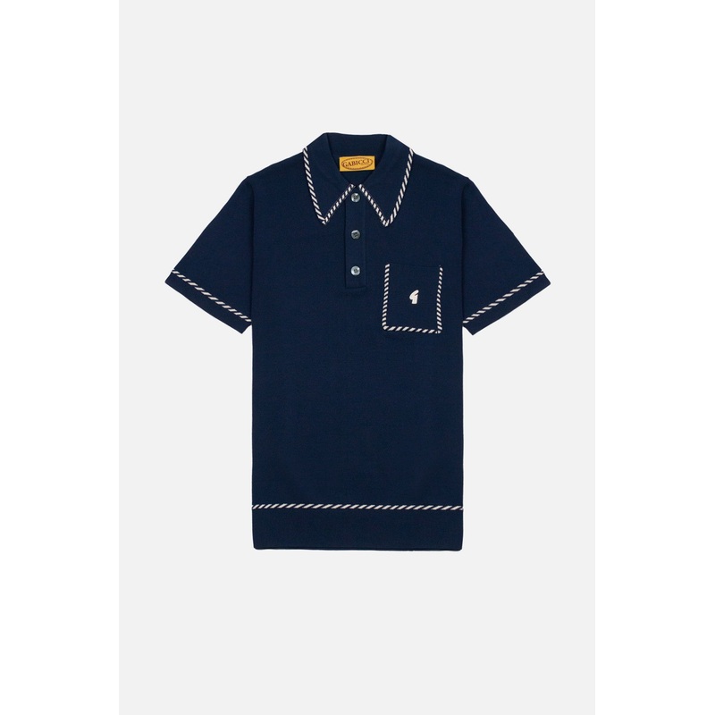 Archive Routledge Navy – Polo Knit