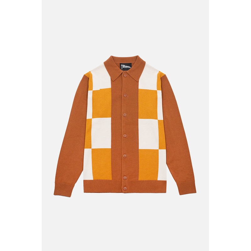 Crown Walnut & Peach – Polo Knit