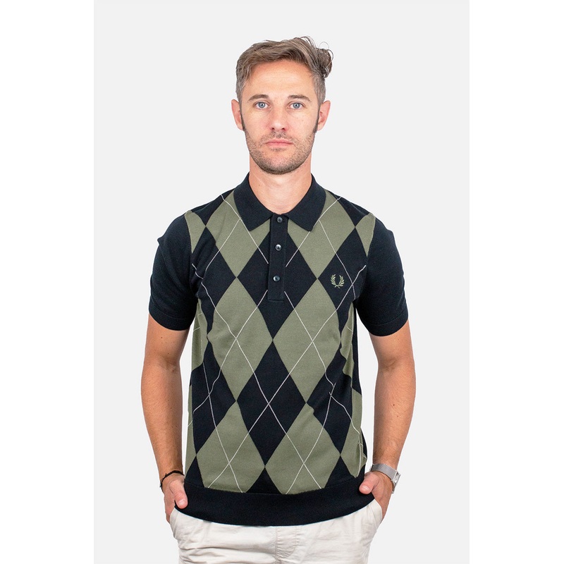 K1317 Argyle Knit – Polo|XS|S|M|L|XL|XXL|3XL
