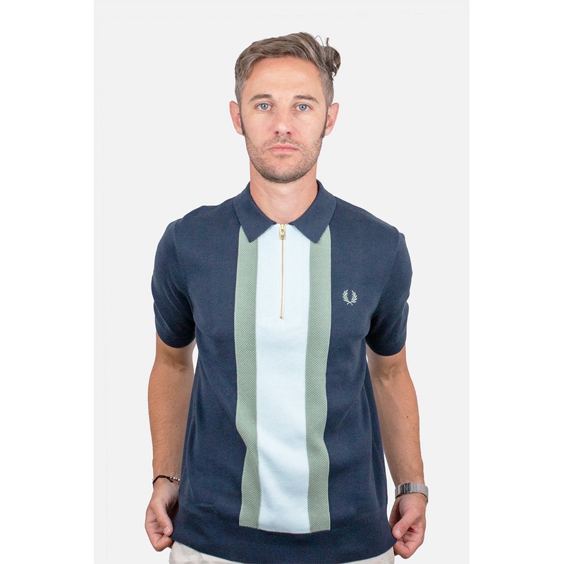 K1342 Textured Stripe Knit – Polo