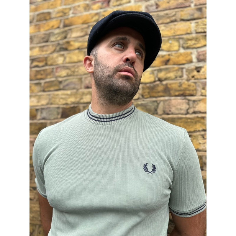 M8679 Ribbed Jersey Bayleaf – T-shirt