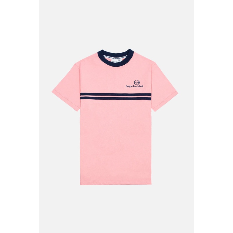 New Supermac Quartz Pink /Maritime Blue – T-Shirt
