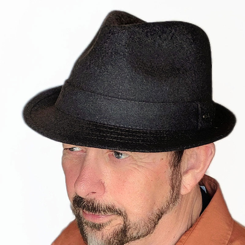 410 Wool Men’s Fedora in Charcoal