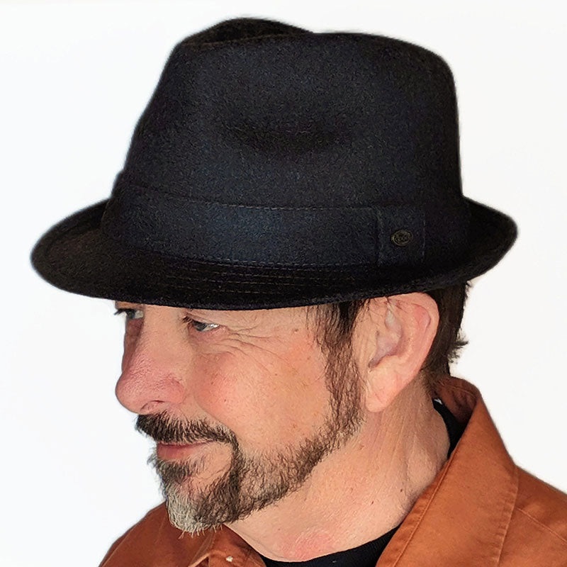 410 Wool Men’s Fedora in Charcoal