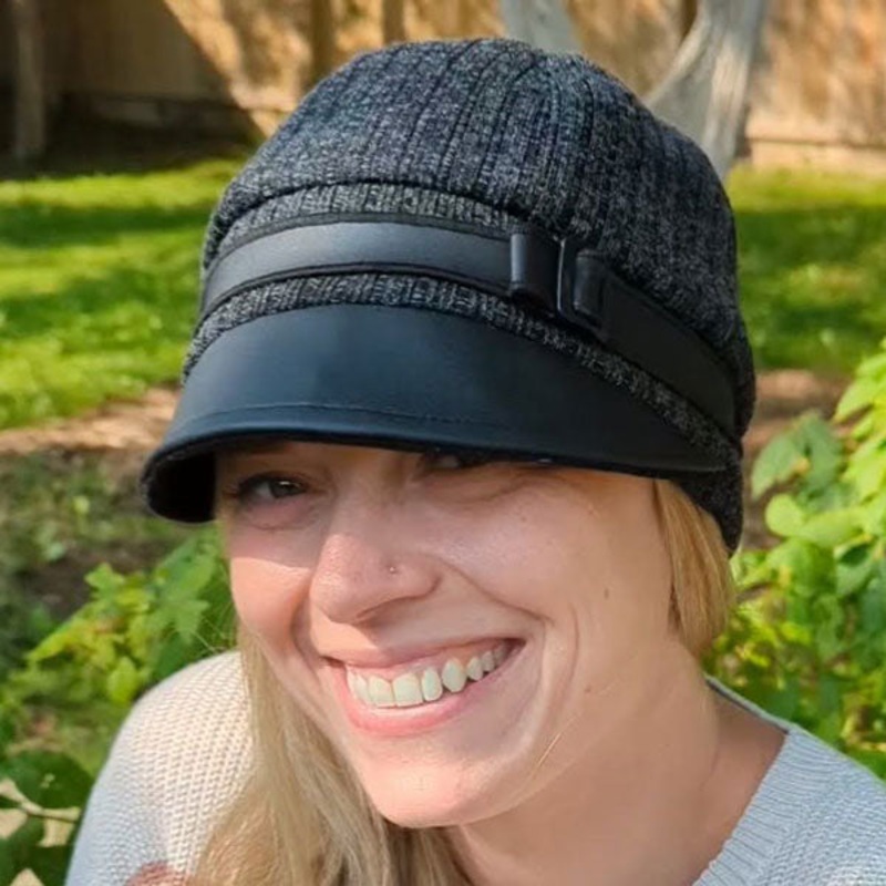 Fabulous Scrap Happy Fashion Cap, Digital Sewing Pattern, Letter size paper format