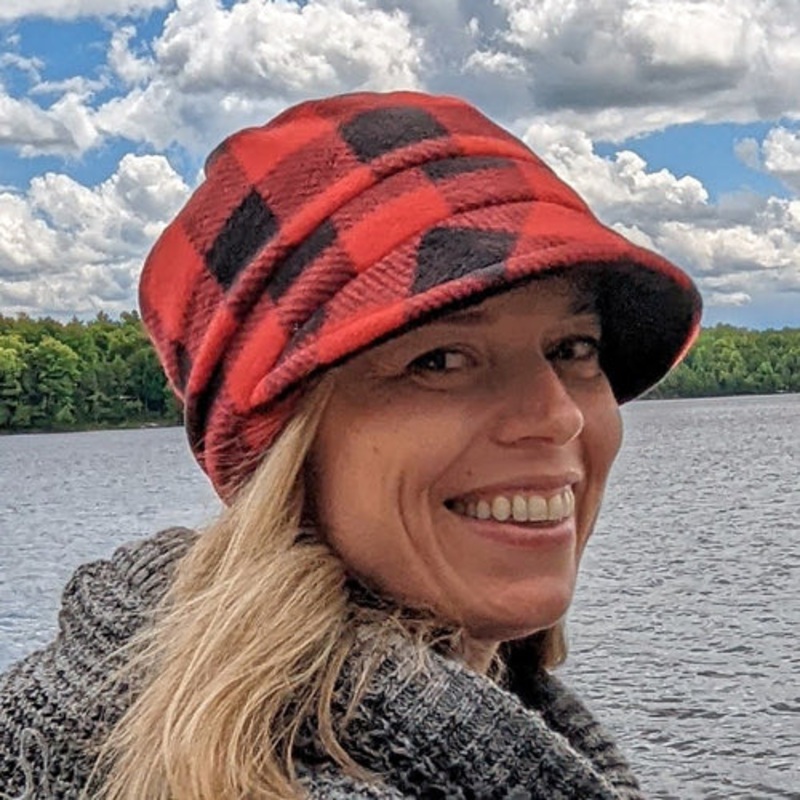 Slouchy Fashion Cap, perfect for fleece, full pattern, in digital format , in 3 head sizes