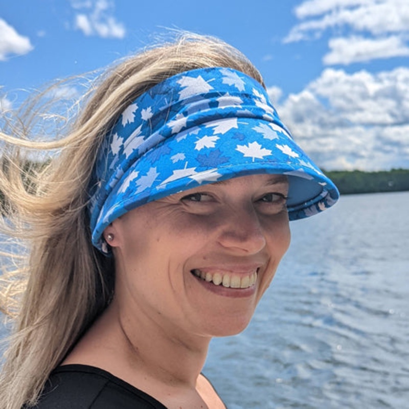 Sun Visor Headbands, Digital Sewing Pattern, A4 paper format