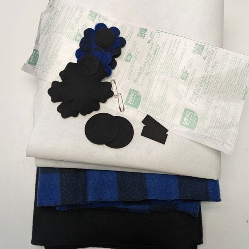 Winter Fashion Cap Raw Materials Sewing Kit