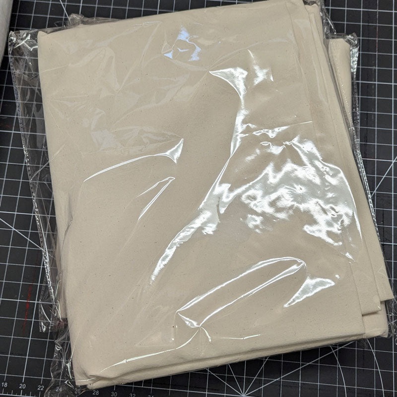 Cotton Canvas fabric, tight weave, scoured and pre-shrunk, 2 yard value pack